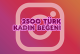 ⚡ UCUZ | TÜRK KADIN 2500 BEĞENİ