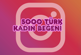 ⚡ UCUZ | TÜRK KADIN 5000 BEĞENİ