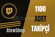 [UCUZ] Twitch 1100 TAKİPÇİ + GARANTİ