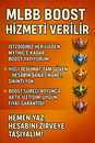 Ucuz ve GÜVENİLİR Boost İçin Mesaj Atınız 
