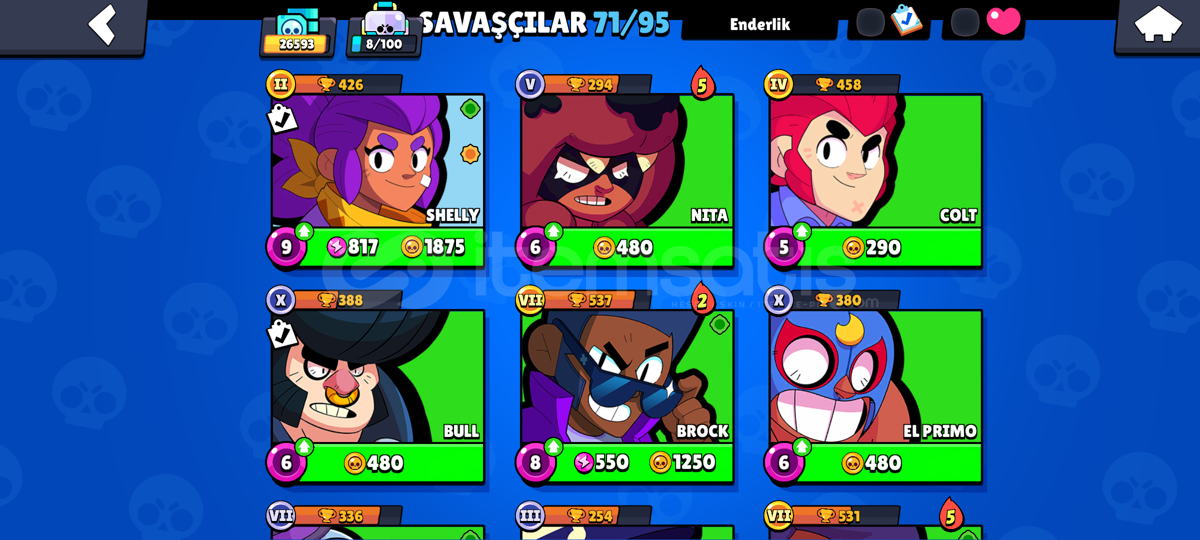Ucuza Brawl Stars Hesabı  Ucuza Brawl Stars Hesabı