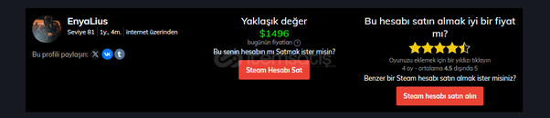 UCUZA FUL STEAM HESAP