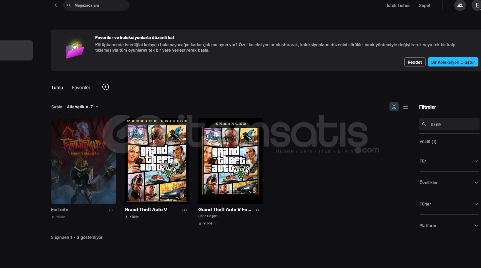Ucuza gta 5 li epic games hesabı Ucuza gta 5 li epic games hesabı