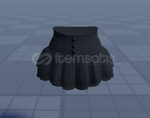 ⚡ [UGC] Black Goth Skirt ⚡