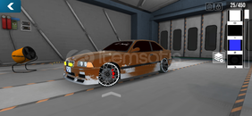 Uğraşılmış bmw logolu araba 