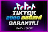 ⭐ [UHQ+] TİKTOK 2000 GERÇEK BEĞENİ GARANTİLİ ⭐