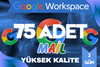 75 ADET MAİL — GOOGLE ONAYLI — WORKSPACE / ÖMÜR 2 GÜN