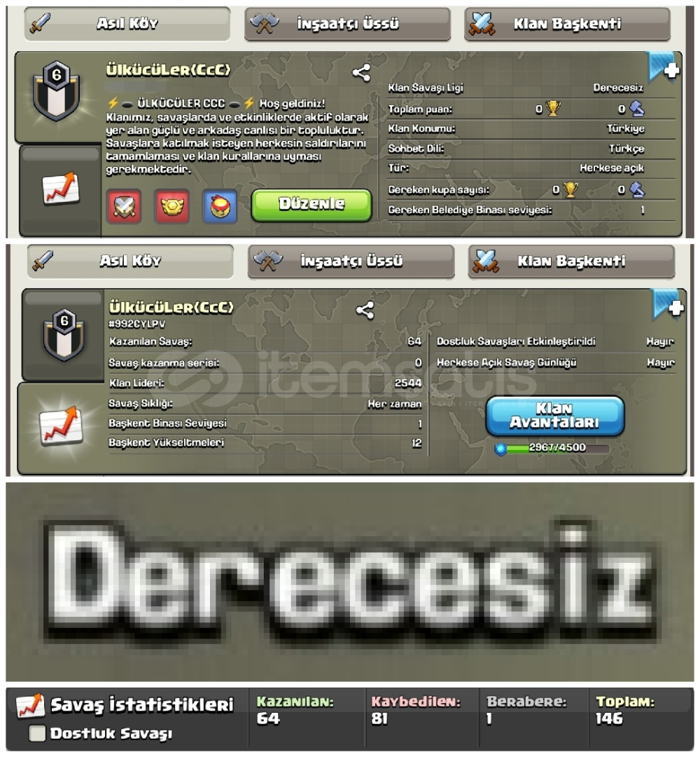 ÜLKÜCÜLER⚡SAĞLAM GÜNLÜK⚡DERECESİZ LİG AVANTAJLI ÜLKÜCÜLER⚡SAĞLAM GÜNLÜK⚡DERECESİZ LİG AVANTAJLI