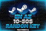 Steam En Az 10$ Random Key | 7/24 Oto Teslim
