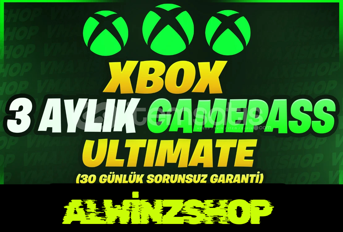 ULTİMATE 3 Aylık Xbox Gamepass  ULTİMATE 3 Aylık Xbox Gamepass