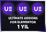 ⚡ ULTİMATE ADDONS FOR ELEMENTOR | 1 YIL ⚡