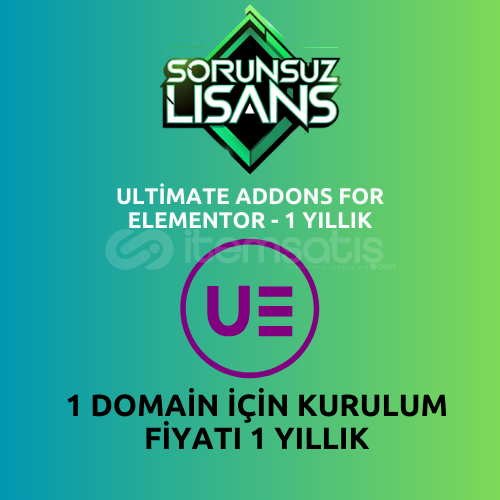 Ultimate Addons for Elementor - 1 Yıllık Ultimate Addons for Elementor - 1 Yıllık