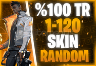 ⭐️[ULTRA] %100 1-120 SKİN RANDOM HESAP⭐️