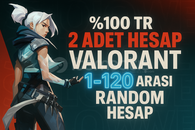[ULTRA]%100 TR 1-120 SKİN GARANTİ 2 ADET HESAP