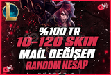 ⭐[ULTRA] EUW/TR 10-120 SKİN MAİL DEĞİŞEN ⭐