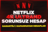 [ Ultra HD]4K Netlfix 1 Aylık + Sorunsuz