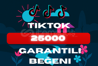 ⭐[ULTRA HIZLI] 25000 TİKTOK BEĞENİ