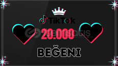 ⭐[ULTRA HIZLI] 20000 TİKTOK BEĞENİ