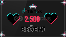 ⭐[ULTRA HIZLI] 2500 TİKTOK BEĞENİ