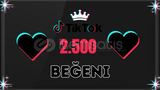 ⭐[ULTRA HIZLI] 2500 TİKTOK BEĞENİ
