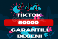 ⭐[ULTRA HIZLI] 50000 TİKTOK BEĞENİ