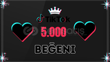 ⭐[ULTRA HIZLI] 5000 TİKTOK BEĞENİ