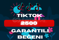 ⭐[ULTRA HIZLI] 2500 TİKTOK BEĞENİ