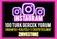 ⭐️ULTRA KALİTE⭐️İnstagram 100 Gerçek Türk Yorum