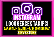 ⭐️ULTRA KALİTE⭐️ Instagram 1000 Gerçek Takipçi