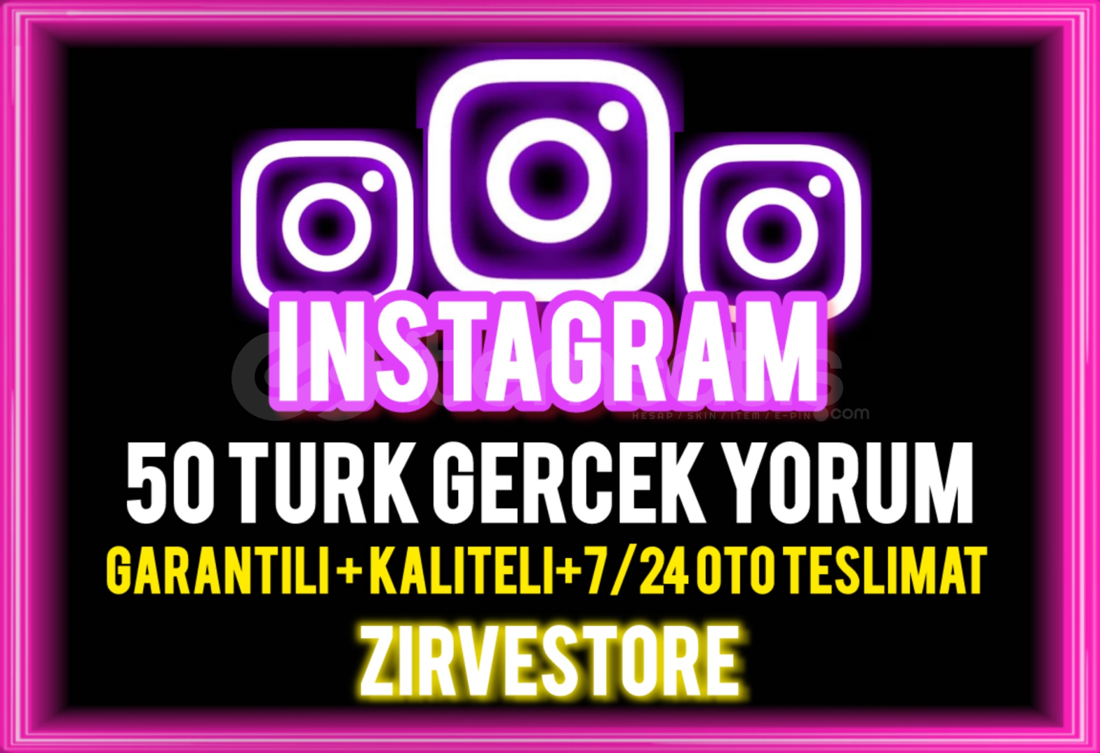 ⭐️ULTRA KALİTE⭐️ İnstagram 50 Gerçek Türk Yorum ⭐️ULTRA KALİTE⭐️ İnstagram 50 Gerçek Türk Yorum