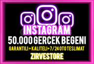 ⭐️ULTRA KALİTE⭐️ Instagram 50000 Gerçek Beğeni