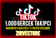 ⭐️ULTRA KALİTE⭐️ TikTok 1000 Gerçek Takipçi