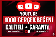 ⭐ULTRA KALİTE YOUTUBE 1000 BEĞENİ⭐