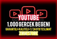 ⭐️ULTRA KALİTE⭐️ Youtube 1.000 Gerçek Beğeni