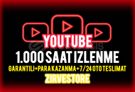 ⭐️ ULTRA KALİTE⭐️ Youtube 1.000 Saat İzlenme