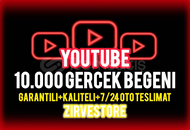 ⭐️ULTRA KALİTE⭐️ Youtube 10.000 Gerçek Beğeni