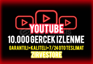 ⭐️ULTRA KALİTE⭐️Youtube 10.000 Gerçek İzlenme