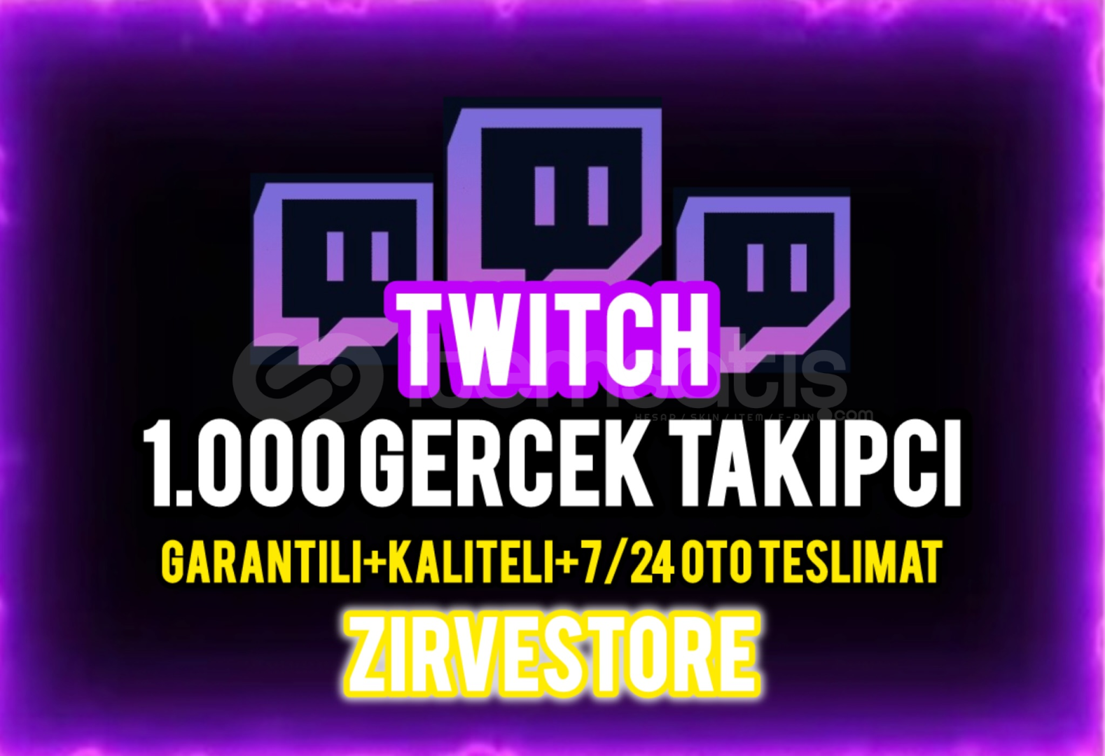 ⭐️ULTRA KALİTELİ⭐️ Twitch 1000 Gerçek Takipçi ⭐️ULTRA KALİTELİ⭐️ Twitch 1000 Gerçek Takipçi