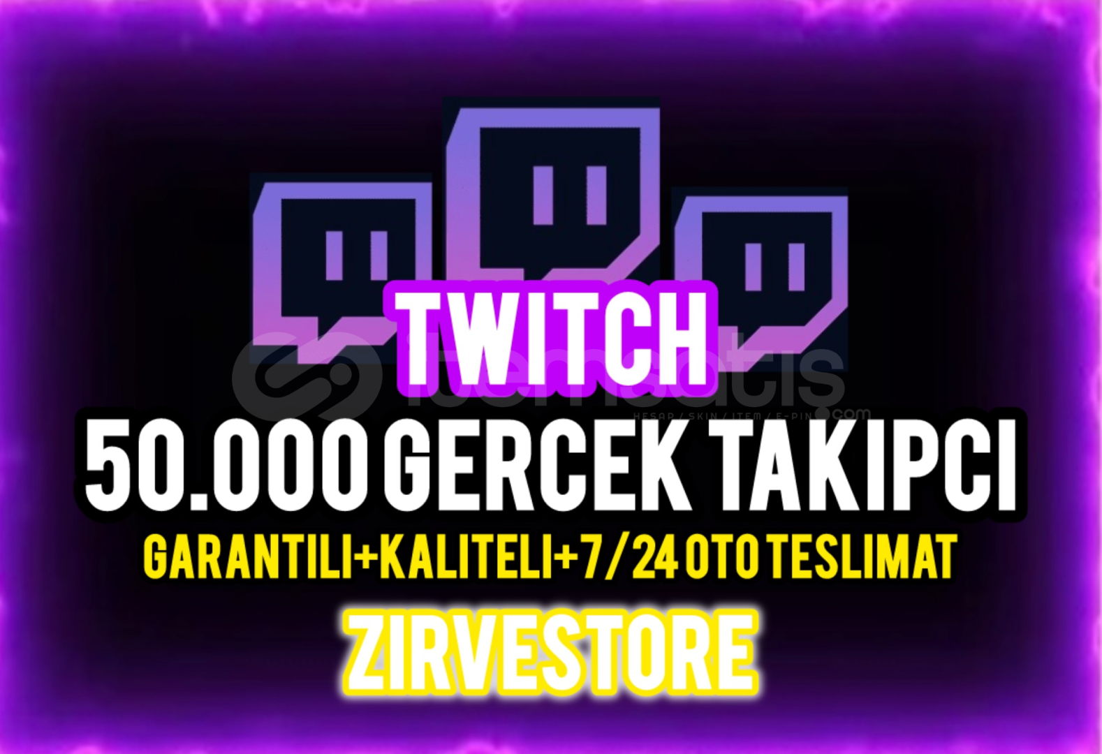⭐️ULTRA KALİTELİ⭐️ Twitch 50000 Gerçek Takipçi ⭐️ULTRA KALİTELİ⭐️ Twitch 50000 Gerçek Takipçi