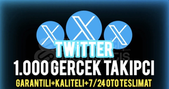 ⭐️ULTRA KALİTELİ⭐️ Twitter 1.000 Gerçek Takipçi