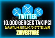 ⭐️ULTRA KALİTELİ⭐️ Twitter 10000 Gerçek Takipçi