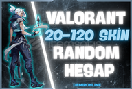 %100TR (⭐Ultra özel⭐)20-120 SKİN RANDOM HESAP