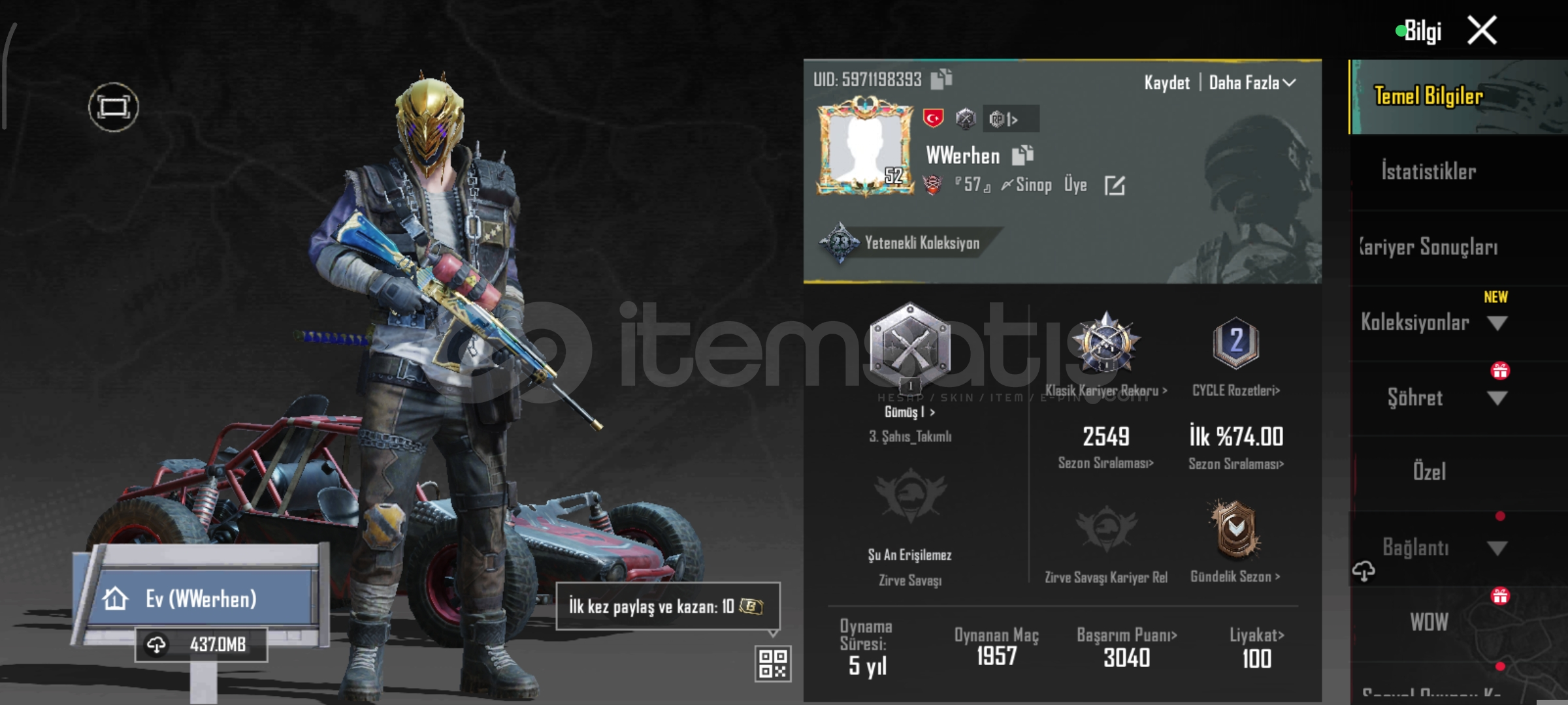 Ultra ucuz hesap pubg  Ultra ucuz hesap pubg