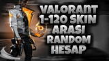 ⭐[ULTRA+VİP 1-120 skinli valorant hesab⭐