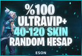 ⭐️[ULTRA VİP] %100 40-120 SKİN RANDOM HESAP⭐️