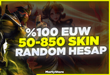 ⭐️ULTRA VİP⭐️ %100 EUW 50-850 Skin⭐️