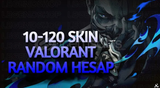 (ULTRA VIP) %100 TR 10-120 SKIN VALORANT R@NDOM