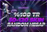 [ ULTRA VİP] %100 TR 50-120 SKİNLİ RANDOM HESAP