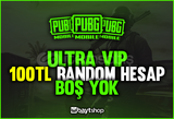 [✨ULTRA VIP] 100TL RANDOM HESAP BOŞ YOK