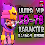 ULTRA VIP 50-78 KARAKTER RANDOM HESAP